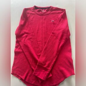 red holister dress shirt